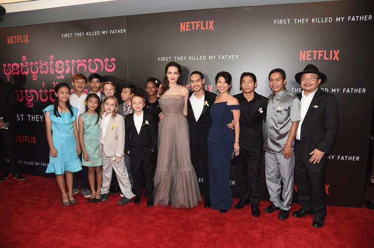 Анджелина Джоли на премьере своего фильма